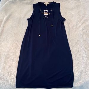 Michael Kors Navy lace-up Dress